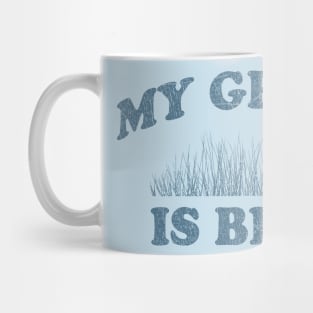 My Grass_Is Blue // Vintage Mug